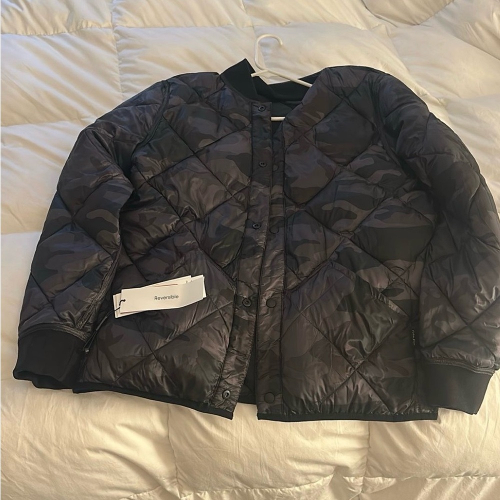 Calvin Klein Black Camo Puffer Jacket